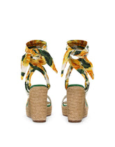 Printed charmeuse wedge -  | Dolce & Gabbana