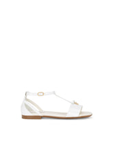 T-strap patent leather sandal -  | Dolce & Gabbana