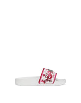 Printed calfskin beach slides -  | Dolce & Gabbana