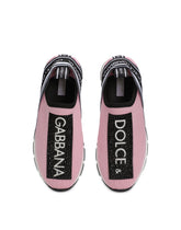 Sorrento slip-on sneakers with logo tape -  | Dolce & Gabbana