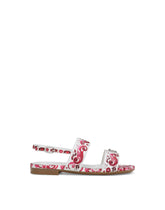 Printed calfskin sandals -  | Dolce & Gabbana