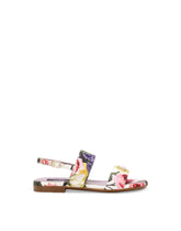 Printed calfskin sandals -  | Dolce & Gabbana