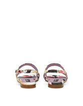 Printed calfskin sandals -  | Dolce & Gabbana