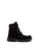 Patent leather ankle boots with sheepskin lining -  | Dolce & Gabbana