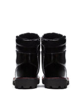 Patent leather ankle boots with sheepskin lining -  | Dolce & Gabbana