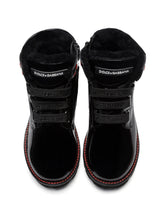 Patent leather ankle boots with sheepskin lining -  | Dolce & Gabbana