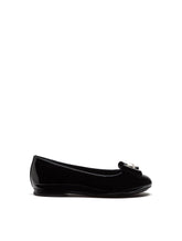 Patent leather ballerina shoes with bow -  | Dolce &amp; Gabbana