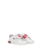 Floral-print Portofino Light sneakers -  | Dolce & Gabbana