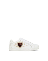 Dolce & Gabbana Sneakers Portofino In Solid-Coloured Nappa Calf Leather -  | Dolce & Gabbana