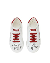 Poppy-print Portofino sneakers -  | Dolce & Gabbana