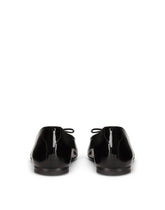 Patent leather ballet flats with bow detail -  | Dolce &amp; Gabbana