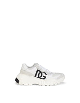 Nylon and leather Daymaster sneakers with DG logo -  | Dolce & Gabbana