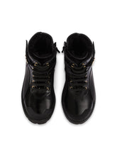 Calfskin combat boots with DG logo -  | Dolce &amp; Gabbana