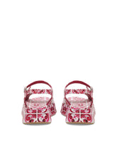 Printed calfskin wedge sandals -  | Dolce & Gabbana