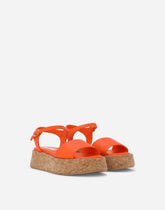 Nappa leather wedge sandals -  | Dolce &amp; Gabbana