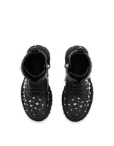 Studded leather combat boots -  | Dolce &amp; Gabbana