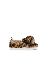 Lion-design faux fur slip-on sneakers -  | Dolce & Gabbana