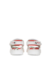 Poppy-print calfskin sandals -  | Dolce &amp; Gabbana