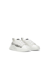 Calfskin NS1 sneakers with logo print -  | Dolce & Gabbana