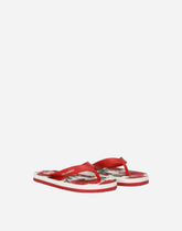 Poppy-print rubber flip flops -  | Dolce &amp; Gabbana