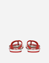 Poppy-print rubber flip flops -  | Dolce &amp; Gabbana