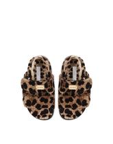 Leopard-print terrycloth sandals -  | Dolce &amp; Gabbana