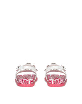 Patent leather sandals with embellishment -  | Dolce & Gabbana