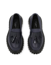 Calfskin loafers with patent leather tassels -  | Dolce &amp; Gabbana
