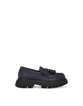 Calfskin loafers with patent leather tassels -  | Dolce & Gabbana