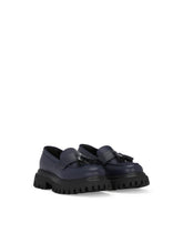 Calfskin loafers with patent leather tassels -  | Dolce & Gabbana