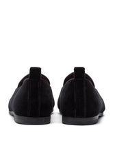Velvet slippers with crown patch -  | Dolce & Gabbana