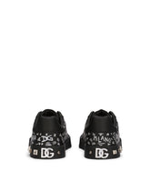 Graffiti-print Portofino Light sneakers -  | Dolce & Gabbana
