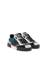 NYLON MIAMI SNEAKERS WITH RUBBERIZED LOGO LABEL -  | Dolce &amp; Gabbana