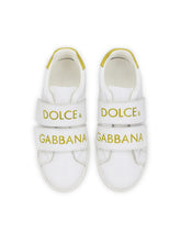 Dolce & Gabbana Trainers In Solid-Coloured Nappa Calf Leather -  | Dolce & Gabbana