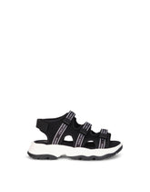 Mesh trekking sandals with jacquard logo -  | Dolce & Gabbana