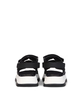 Mesh trekking sandals with jacquard logo -  | Dolce & Gabbana