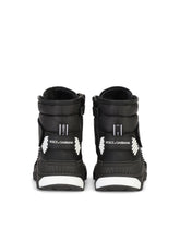 Nylon Daymaster high-top sneakers with DG logo -  | Dolce &amp; Gabbana