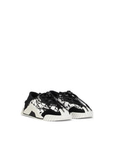 Logo-print canvas NS1 slip-on sneakers -  | Dolce & Gabbana
