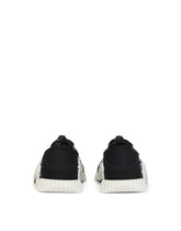 Logo-print canvas NS1 slip-on sneakers -  | Dolce & Gabbana