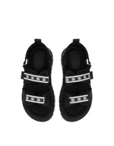 Calfskin sandals with DG logo tape -  | Dolce & Gabbana
