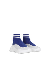 High-top slip-on sneakers in stretch mesh -  | Dolce & Gabbana