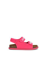 Technical fabric sandals with logo embroidery -  | Dolce & Gabbana