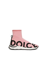 Sorrento 2.0 stretch mesh high-top sneakers -  | Dolce &amp; Gabbana