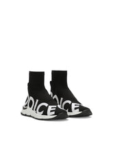 Sorrento 2.0 High-Top Sneaker in Stretch Knit -  | Dolce &amp; Gabbana