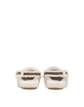 Suede mules with logo tag -  | Dolce & Gabbana