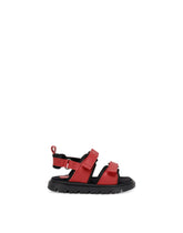 Calfskin sandals with DG logo -  | Dolce & Gabbana