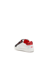Calfskin sneakers with DG Amore logo -  | Dolce & Gabbana