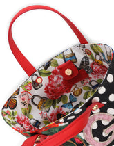 Poplin patchwork shoulder bag with DG patch embellishment -  | Dolce &amp; Gabbana