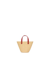 Straw handbag with patch and maxi-DG logo -  | Dolce & Gabbana