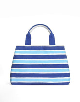 Canvas handbag with striped print -  | Dolce &amp; Gabbana